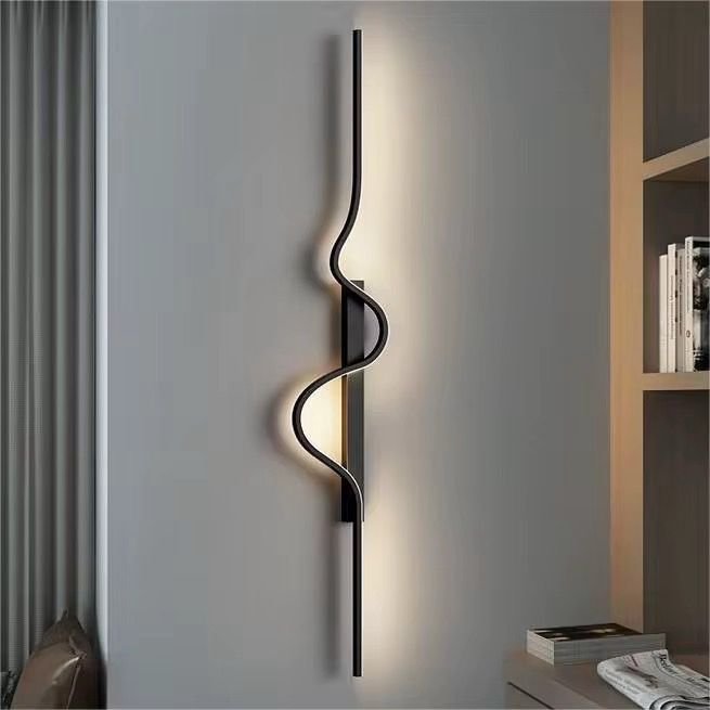 LED Linear Wall Sconce Dimmable with Remote Control Modern