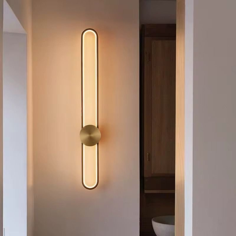 Long Ring Wall Sconces Linear Metal Wall Light