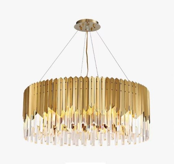 NZDY K9 Crystal Chandelier Modern Gold Chandelier