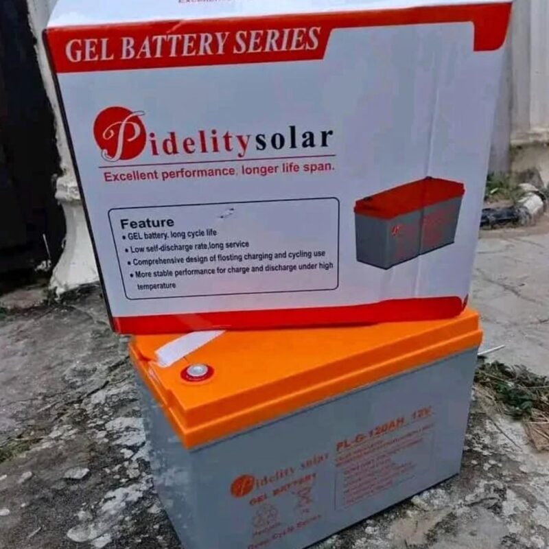 Fidelity Solar 12V 120Ah Gel Battery