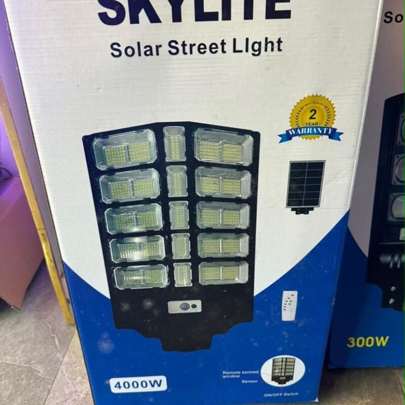 4000W SOLAR STREET LIGHT