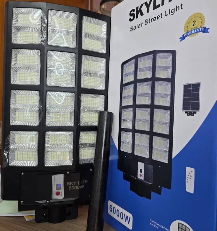 6000W SOLAR STREET LIGHT